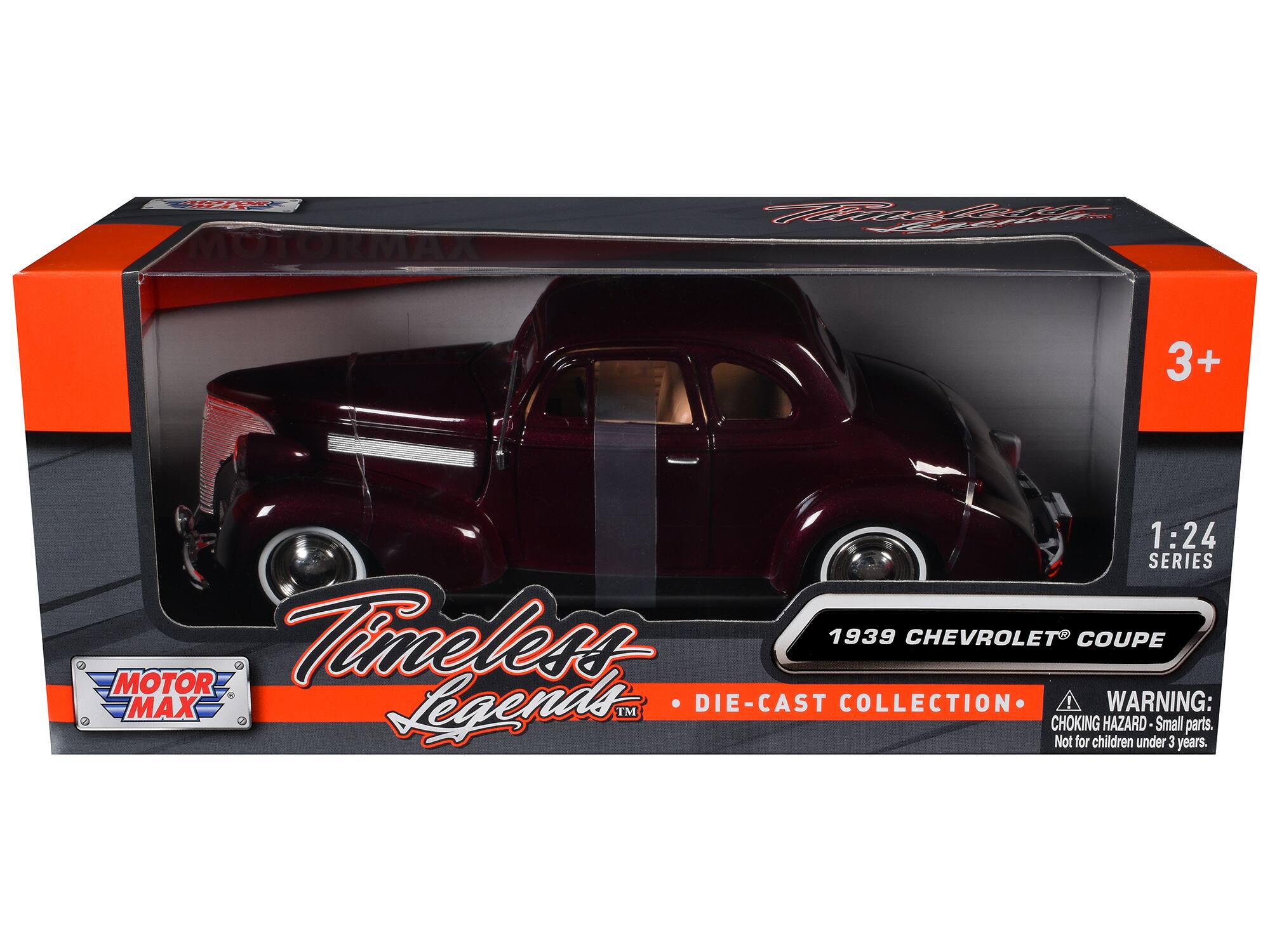 MOTORMAX S nfo aer 3+ 1:24 SERIES Timeless Legends™ DIE-CAST COLLECTION! WARNING: CHOKING HAZARD Small parts. Not for children under 3 years.