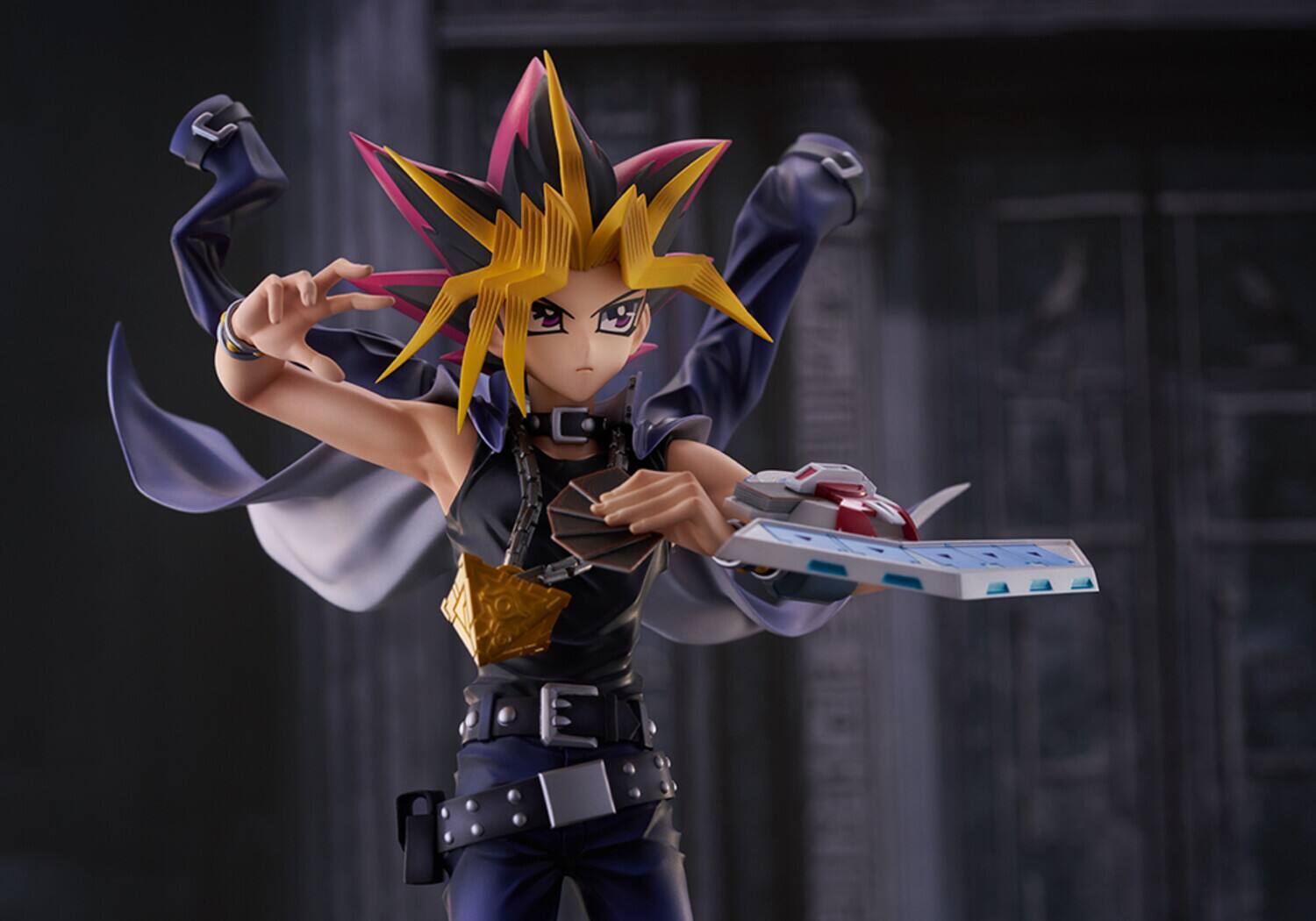 Alt View 4. PopMarket - Kotobukiya - Yu-Gi-Oh! - ARTFX J - Yami Yugi Passionate Duelists PVC Figure   - COLLECTIBLES - Multicolor.