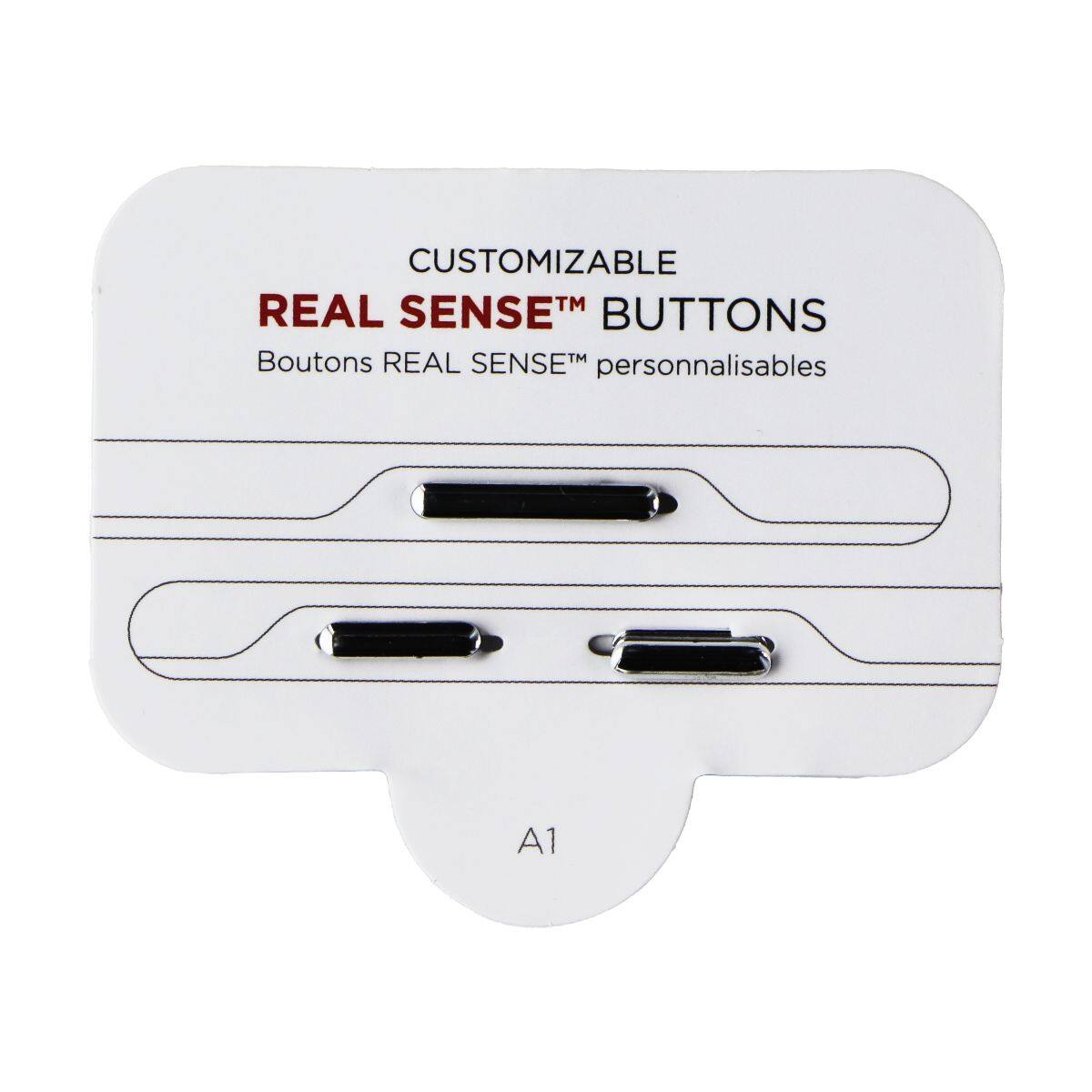 CUSTOMIZABLE REAL SENSE™ BUTTONS  
Boutons REAL SENSE™ personnalisables  
A1