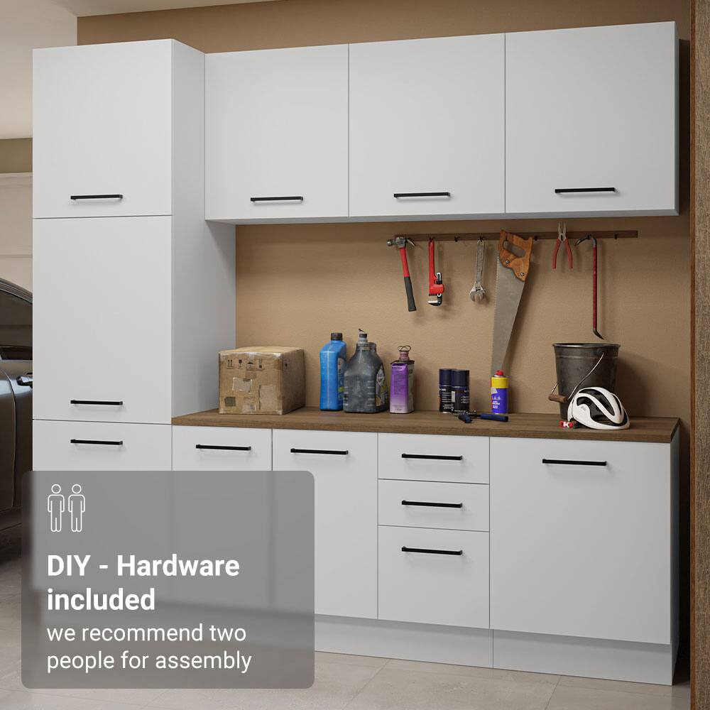 DIY - Hardware included  
we recommend two people for assembly