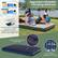 Our upgraded inflatable camping mattress provides a comfortable lying experience. It features coil beam support construction that offers firm support for proper spinal alignment. The mattress is warm and soft with flocking on the fabric side, and it has a thick and water-resistant PVC side.
