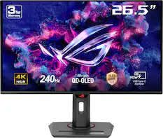 3 Year Warranty 26.5" 4K HDR 4th-gen 240Hz QD-OLED OLED CARE PRO D 90W USB Type-C PD 90W &G