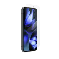 ZAGG - Glass+ Defense Screen Protector for Google Pixel 9a - Clear - Front_Zoom