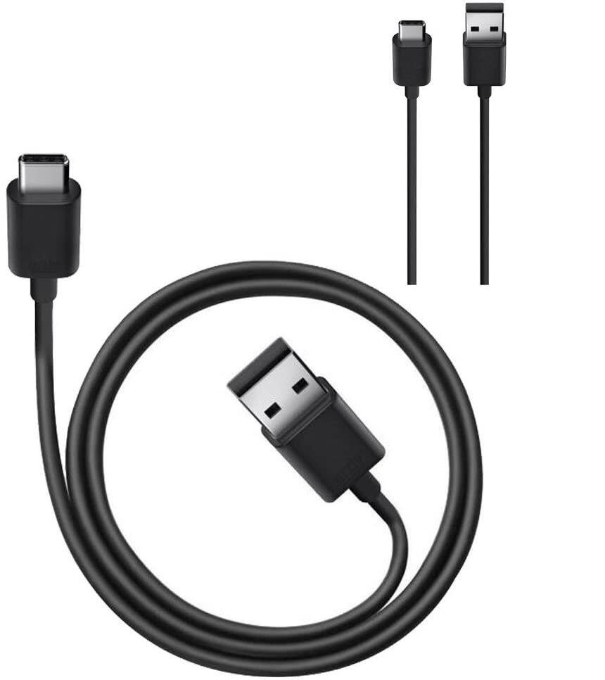Left. Samsung - Samsung 3.3' Usb Type A-to-usb Type C Device Cable - S10/s10e/s10s/ S9/s9+/note 9/s8/s8+ - Bulk Packaging - Black - Black.