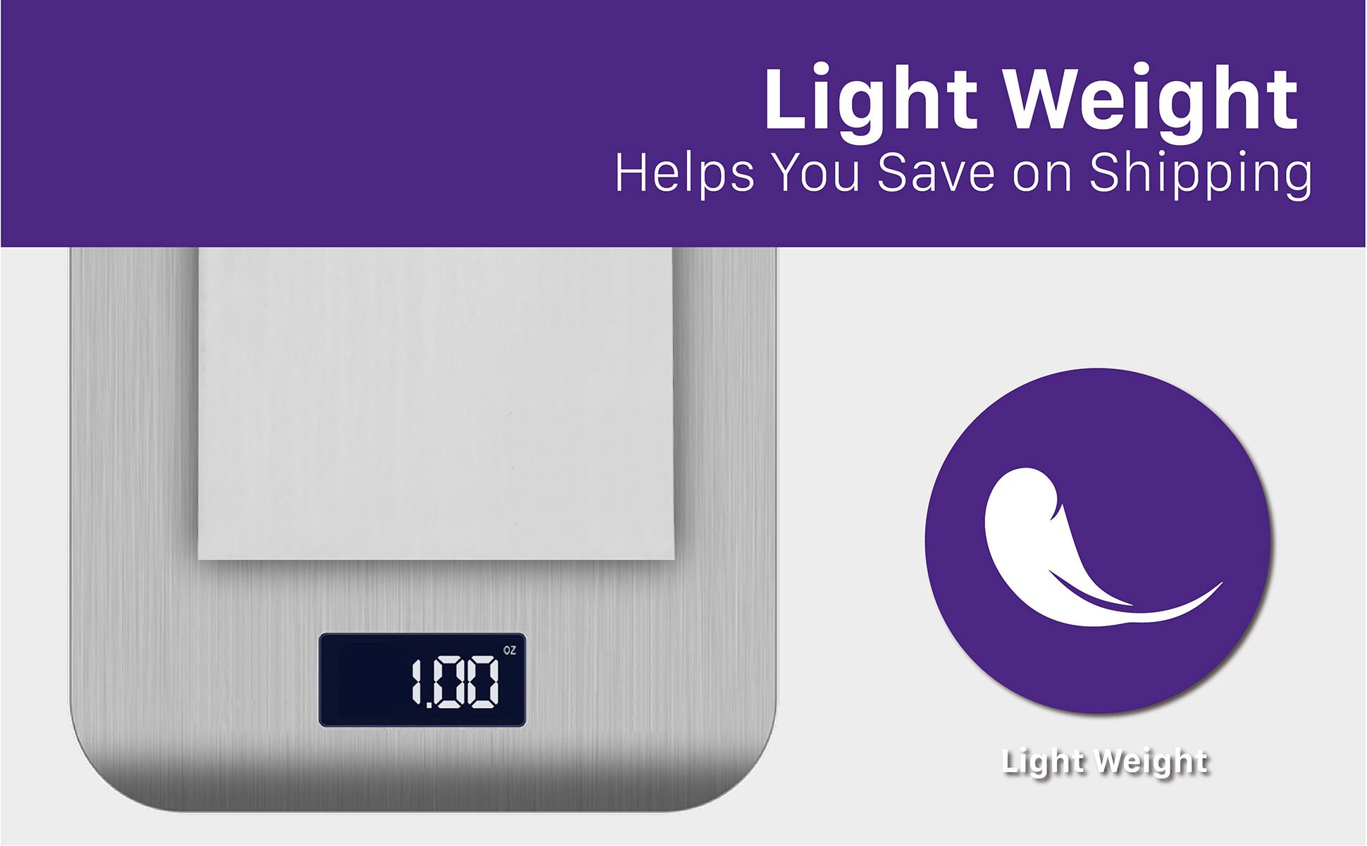 Light Weight  
Helps You Save on Shipping  

Light Weight