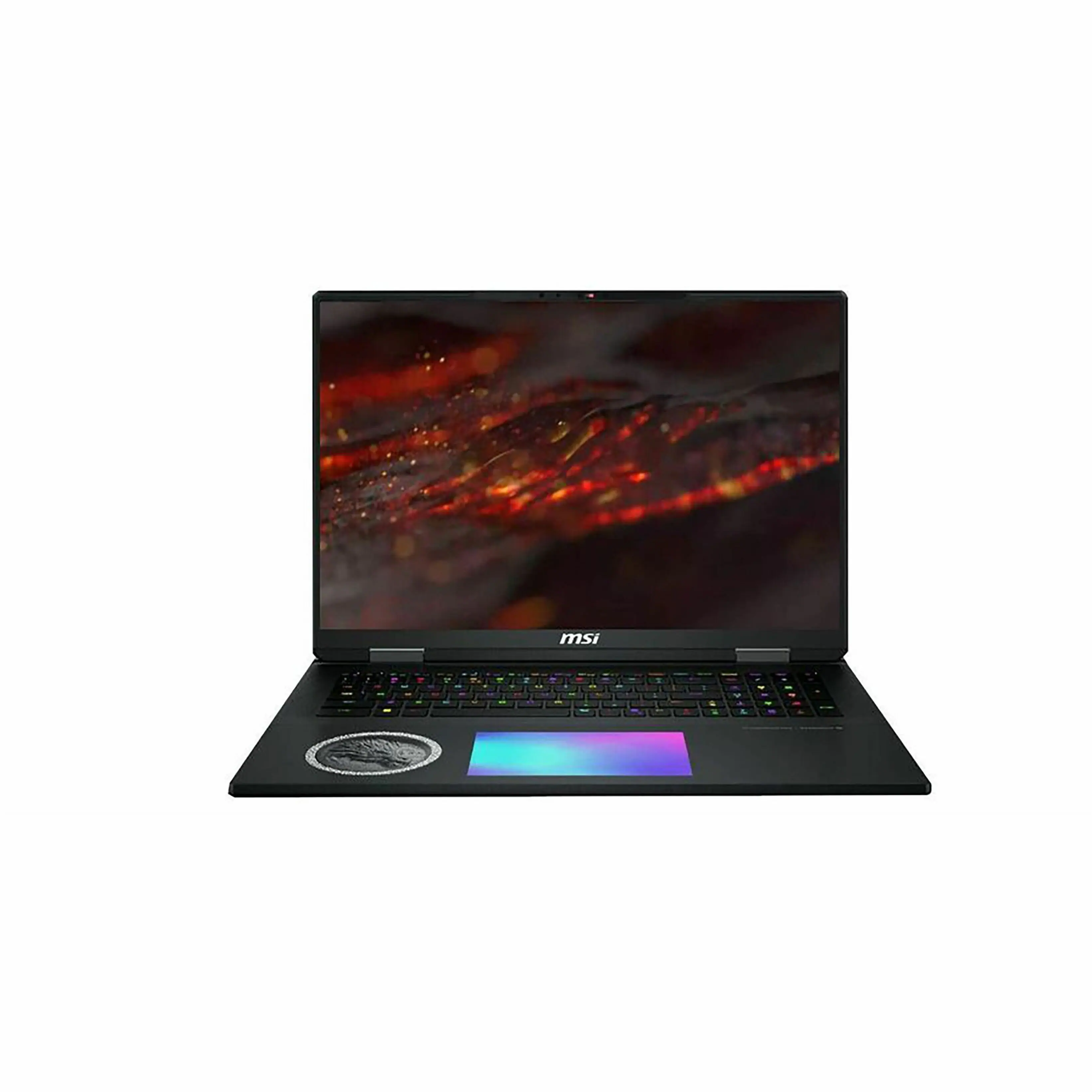 Angle. MSI - 18" Gaming Laptop 3840 x 2400 () - Intel Core Ultra 9 285HX with 96GB Memory - GeForce RTX 5090 - 6 TB SSD - Norse Myth Dragon Edition, Other.