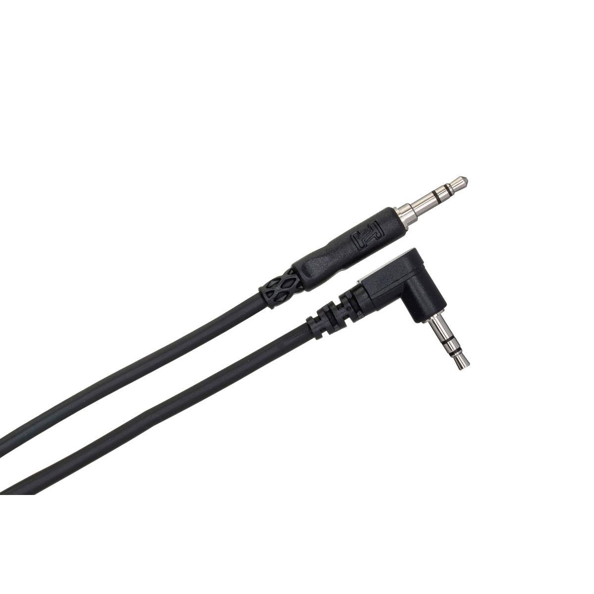 Alt View 1. Hosa Technology - Hosa Technology 3' Stereo Mini Male to Stereo Angled Mini Male 3.5mm TRS RA Cable.