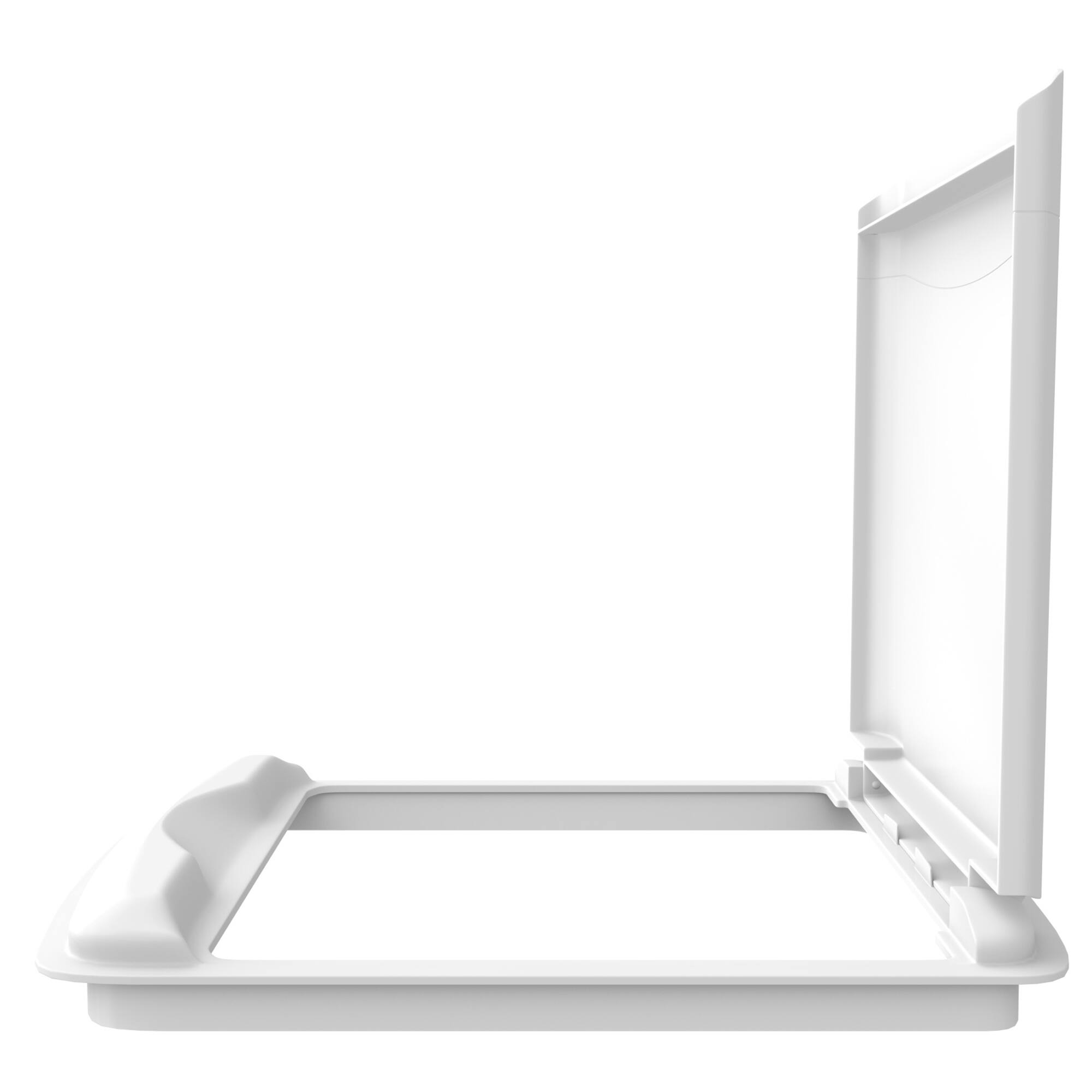 Alt View 7. Rev-A-Shelf - Rev-A-Shelf 50 qt. Trash Can Replacement Lid, White (Lid Only), RV-50-LID-1-40 - White.