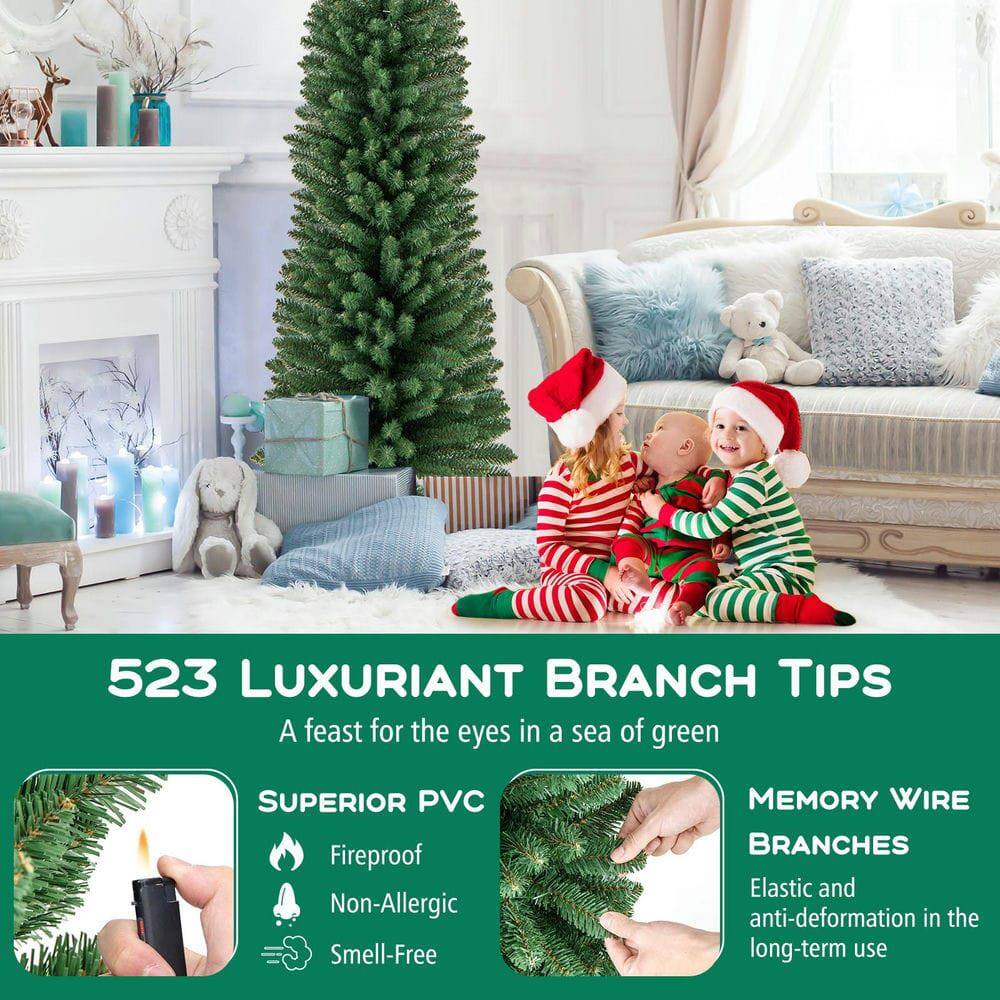 523 Luxuriant Branch Tips  
A feast for the eyes in a sea of green  

Superior PVC  
Fireproof  
Non-Allergic  
Smell-Free  

Memory Wire Branches  
Elastic and anti-deformation in the long-term use