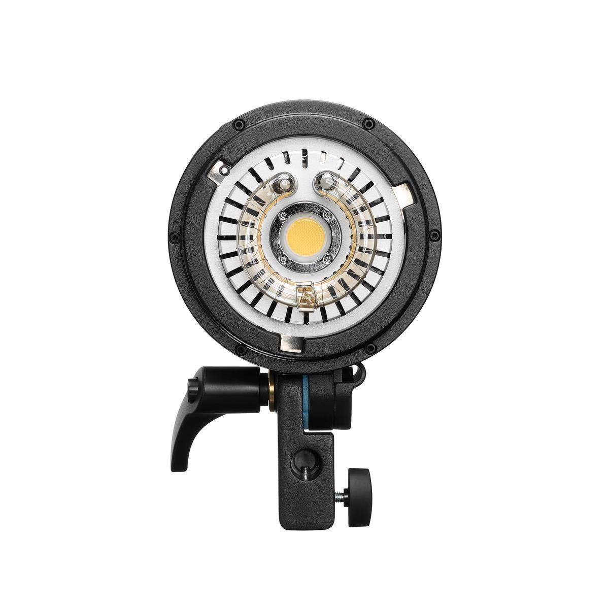 Alt View 2. Flashpoint - Flashpoint Studio Pro 600 III-V 600Ws R2 Monolight Strobe Flash with 30W LED Modeling Lamp, Bowens Mount for.