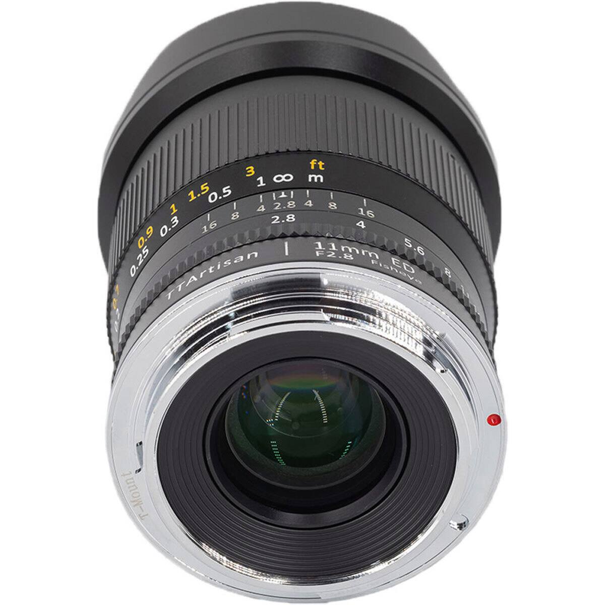 ft 3 1 8 m 1.5 0.5 1 1 1 1 2.8 4 8 1 4 1 8 2.8 16 0.3 16 4 0.9 11mm 5.6 F2.8 0.25 TTArtisan F8sh Fisheye ED T-Mount