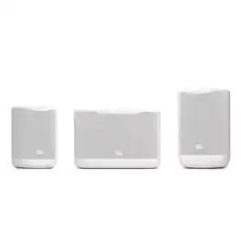 JBL - Cove Speaker Bundle with P1, M1, and X1 Home Wi-Fi Speakers - White