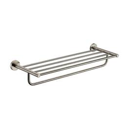 Alfi - Brushed Nickel 26 inch Towel Bar & Shelf Bathroom Accessory - Silver