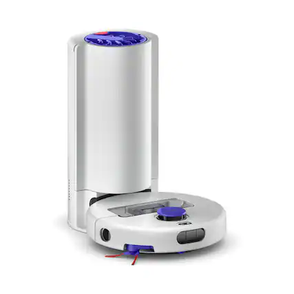 Front. Dyson - Dyson r1 Nurovi Dry Robot Vacuum - Silver/Vinca Blue.