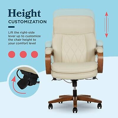 Height CUSTOMIZATION

Lift the right-side lever up to customize the chair height to your comfort level