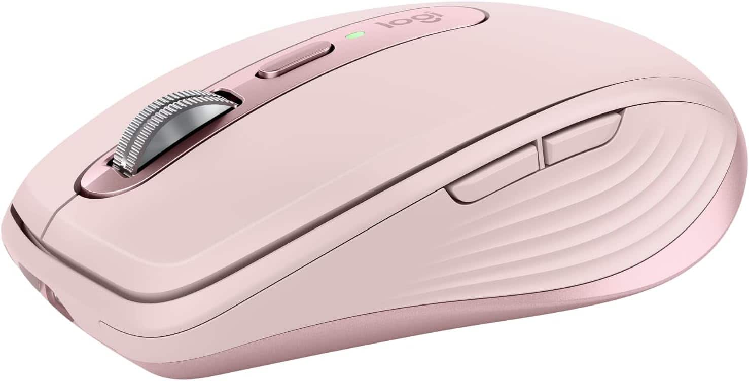 Logitech - MX Anywhere 35 Mouse Compact Performance - Wireless - Rose