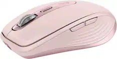 Front. Logitech - MX Anywhere 3S Mouse Compact Performance - Rose.