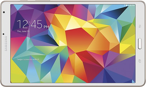  Samsung - Geek Squad Certified Refurbished Galaxy Tab S 8.4 - 16GB - Dazzling White