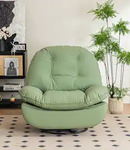 GOODSILO - Power Recliner Swivel Glider with USB Charger & Bluetooth Music Player - Sleep, Work, Game & Leisure - Green