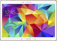 Samsung - Geek Squad Certified Refurbished Galaxy Tab S 10.5 - 16GB - Dazzling White - Front_Zoom
