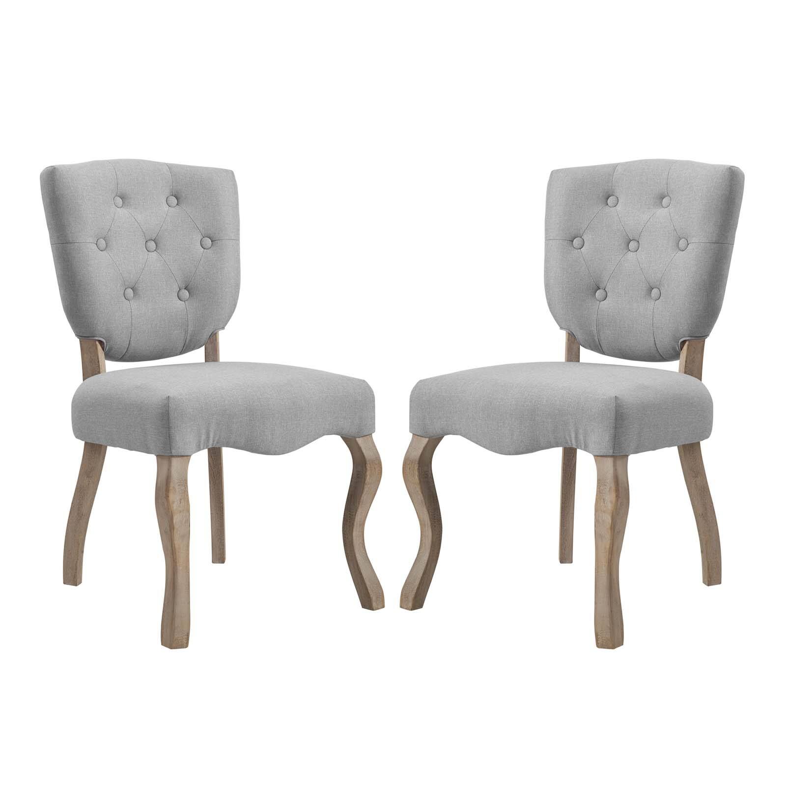 Front. Modway - Array Dining Side Chair Set of 2 by Modway - Light Gray.