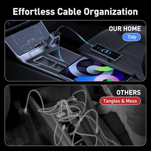 Effortless Cable Organization

OUR HOME
Tidy

OTHERS
Tangles & Mess