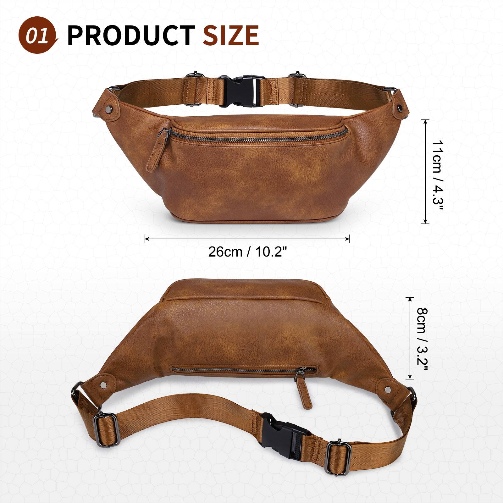 01 PRODUCT SIZE

26cm / 10.2"  
11cm / 4.3"  
8cm / 3.2"