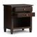 Alt View 11. Simpli Home - Carlton Bedside Table - Dark Tobacco Brown.
