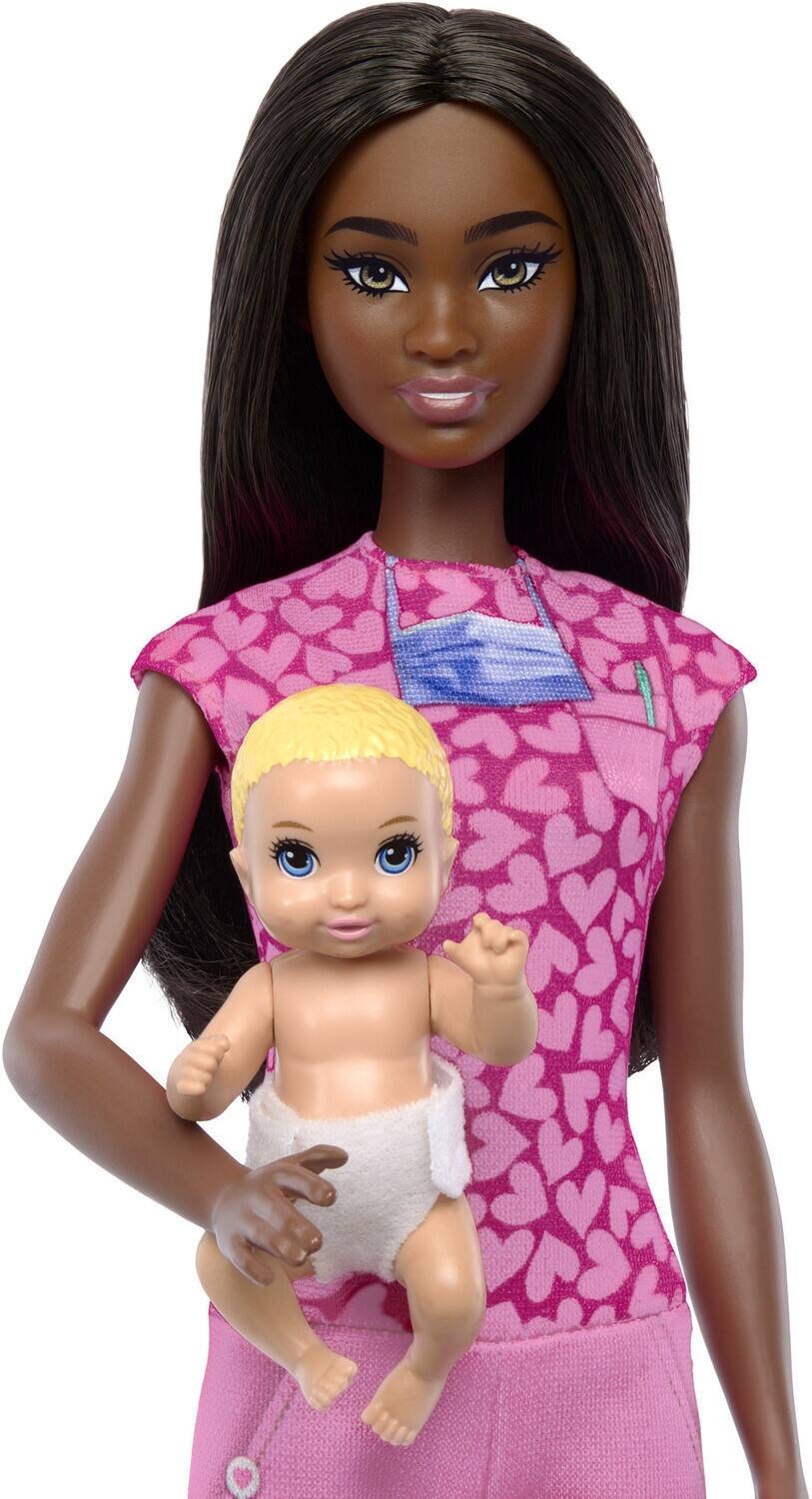 Alt View 2. Mattel - Mattel - Barbie Baby Doctor, African American   - Collectibles - Multicolor.