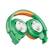 Angle. Contixo - Contixo Kids Bluetooth Wireless Headphones, Fun Designs, Safe Volume Limiter, LED Lights, Foldable, Mic - Green.