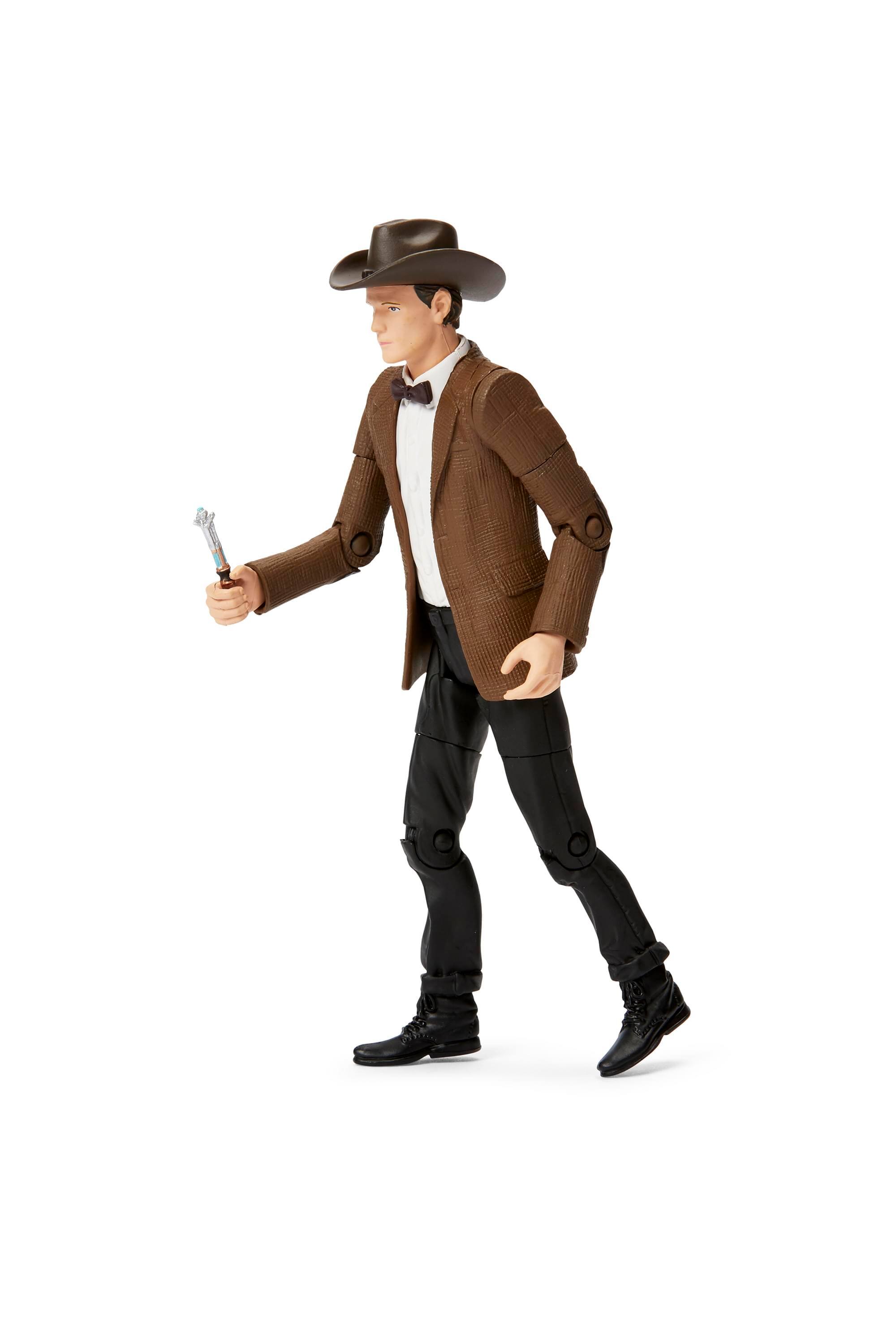 Alt View 1. Underground Toys - Doctor Who 11th Doctor in Cowboy Hat 5.5" Action Figure - Brown.