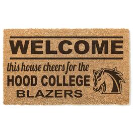 Jardine - Hood College Blazers 18" x 30" Welcome Doormat - Brown