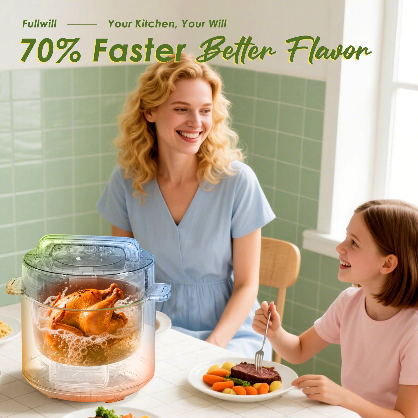 Fullwill  
Your Kitchen, Your Will  
70% Faster Better Flavor