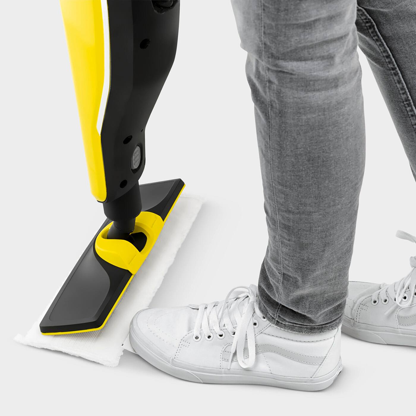 Angle. Karcher - SC 3 Upright Steam Mop for Hard Floors and Carpets, 30 Second Heat Up.