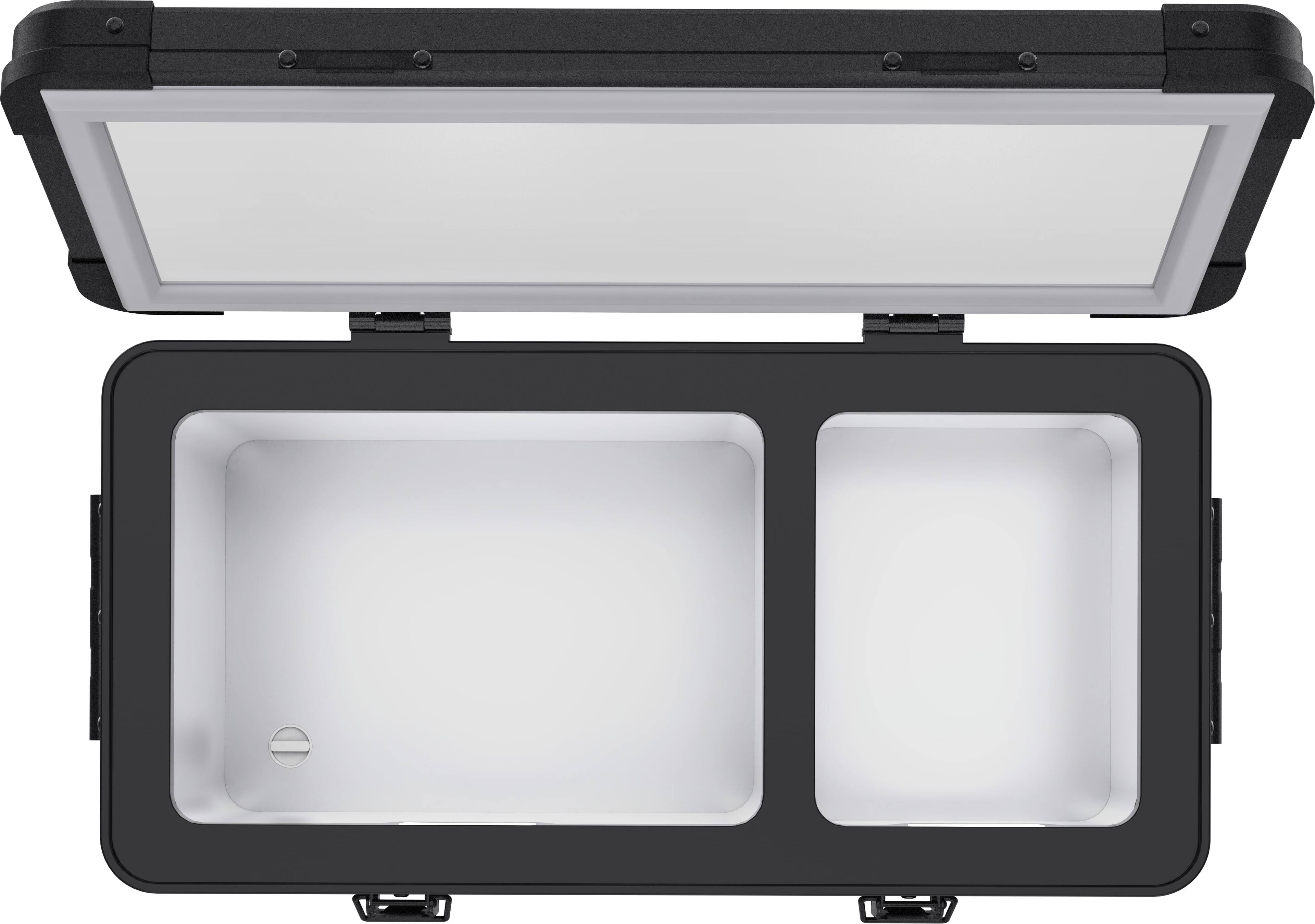 Alt View 8. ICECO - APL35 Aluminum Dual Zone 37QT Portable Cooler Black - Black.