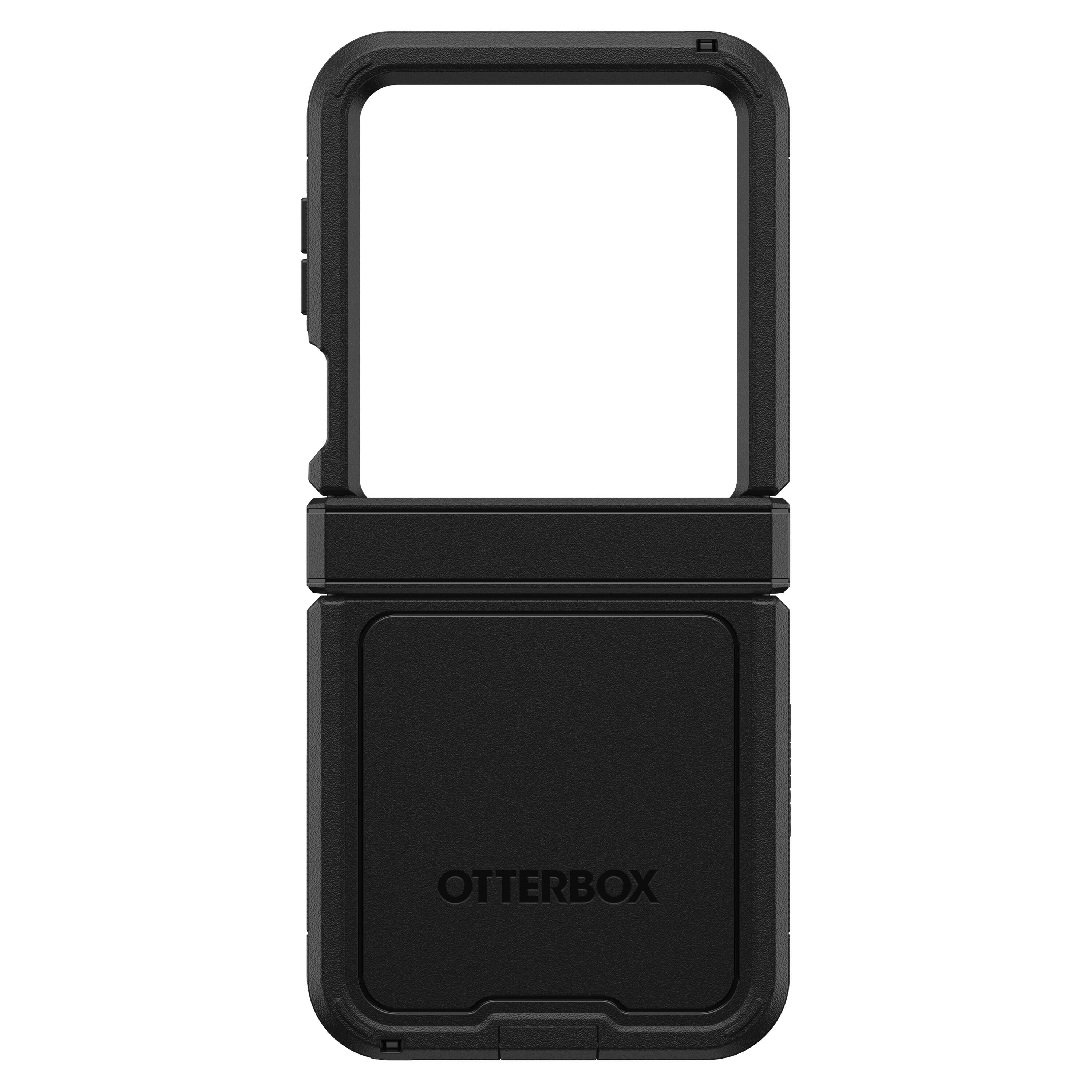 Angle. OtterBox - Defender Series Pro XT Hard Shell for Samsung Galaxy Z Flip6 - Black.