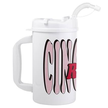 Front. Logo Brands - Cincinnati Reds 33oz. Cruise Tumbler - Multicolor.