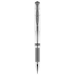 uni-ball - Signo Gel Impact Pens, Bold Point, 1.0mm, Silver Ink - Gray/Silver