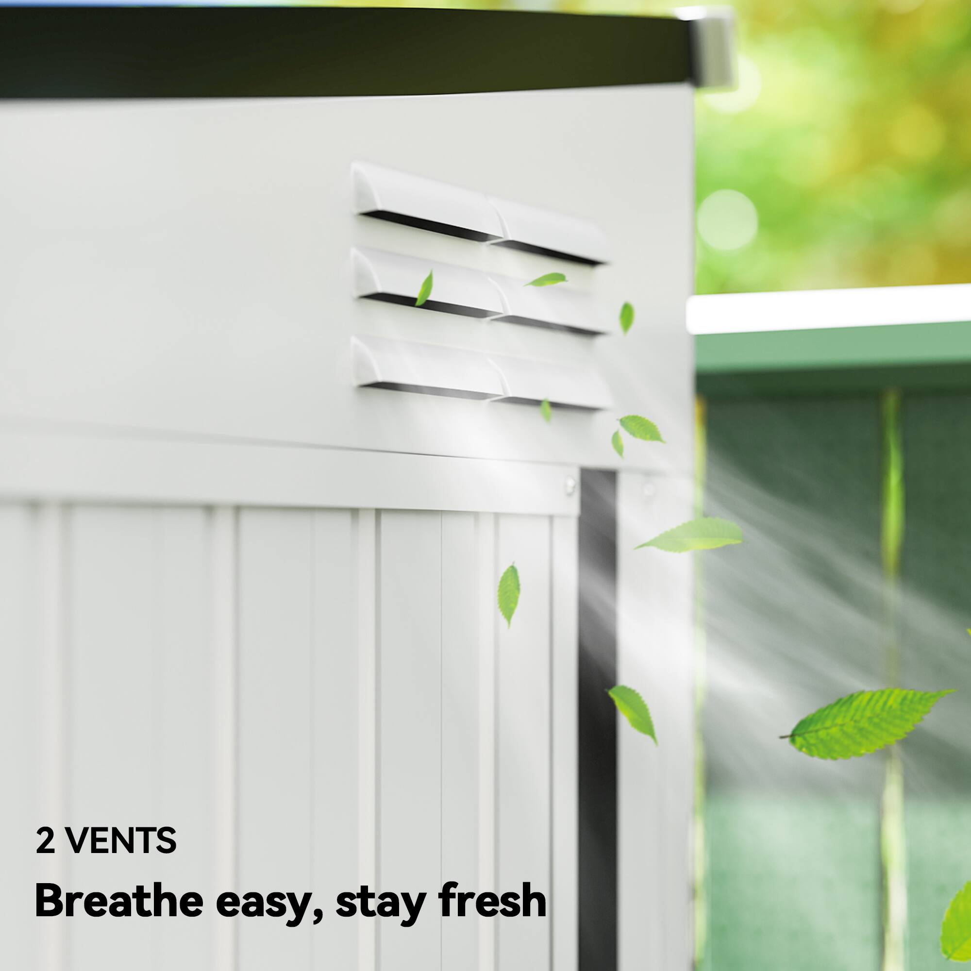 2 VENTS  
Breathe easy, stay fresh