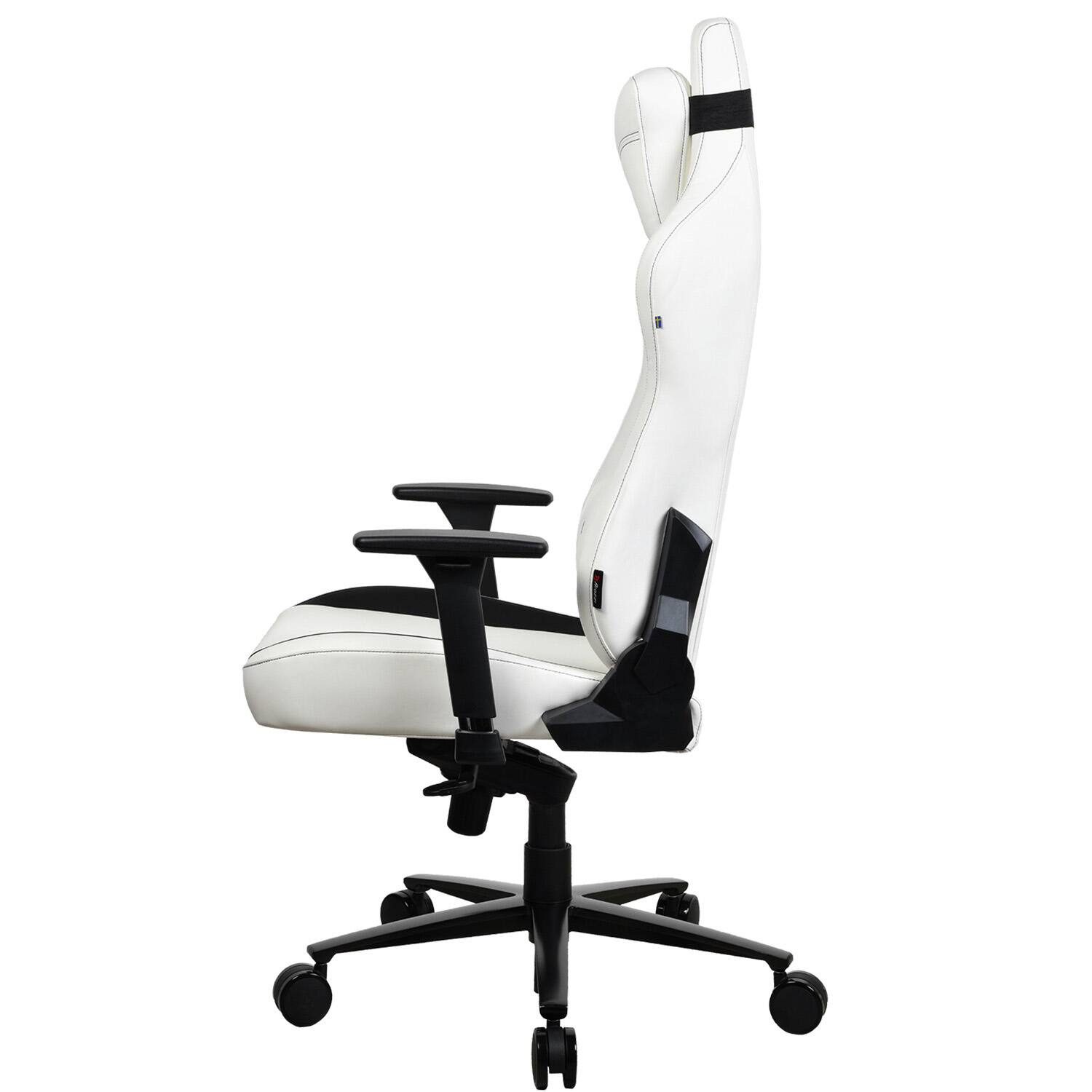 Alt View 11. Arozzi - Vernazza Series Premium XL Soft PU Gaming Chair - White.