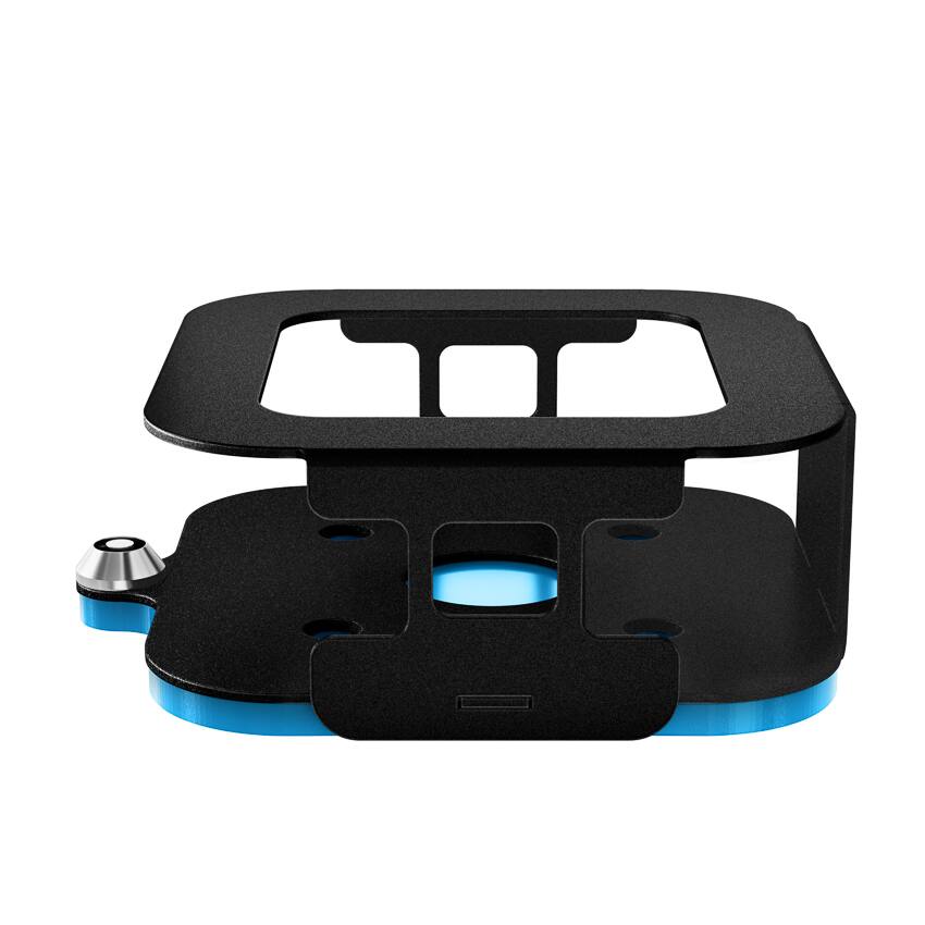 Alt View 4. RackSolutions - RackSolutions tvTray Secure Wall Mount for Apple TV 4K (Latest Model) - Black.