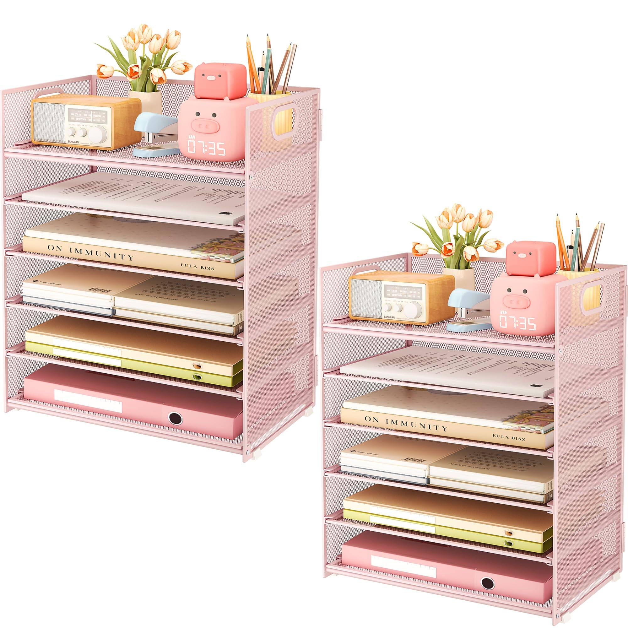 2 Pack 6-tier - Pink
