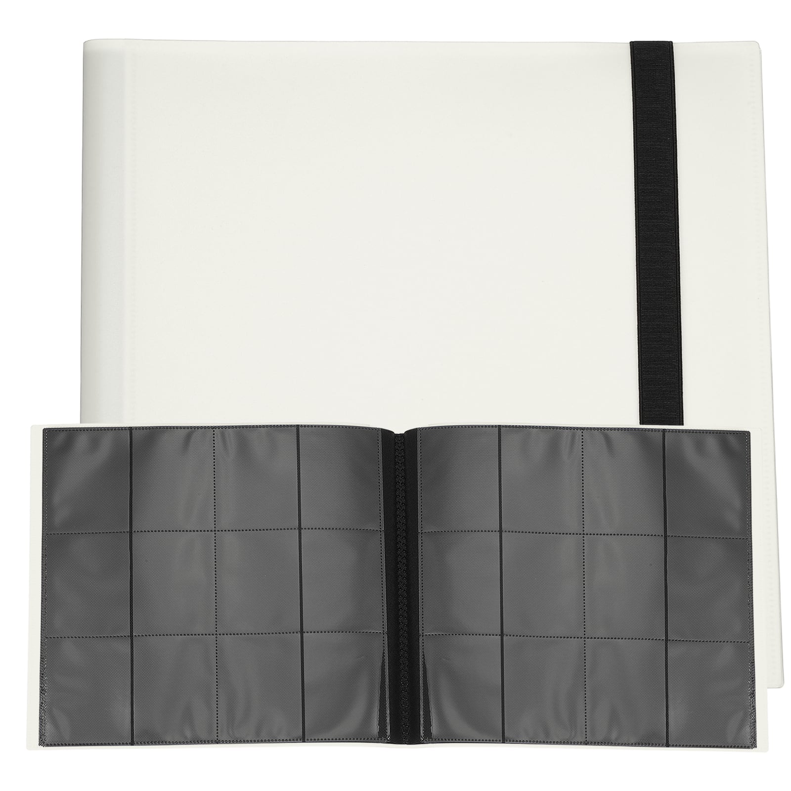 Unique Bargains - 12 Pocket Trading Card Binder, PU Cover 480 Side Loading Card Album Folder for TCG Game Sports Cards - White price history on PriceWatchPro