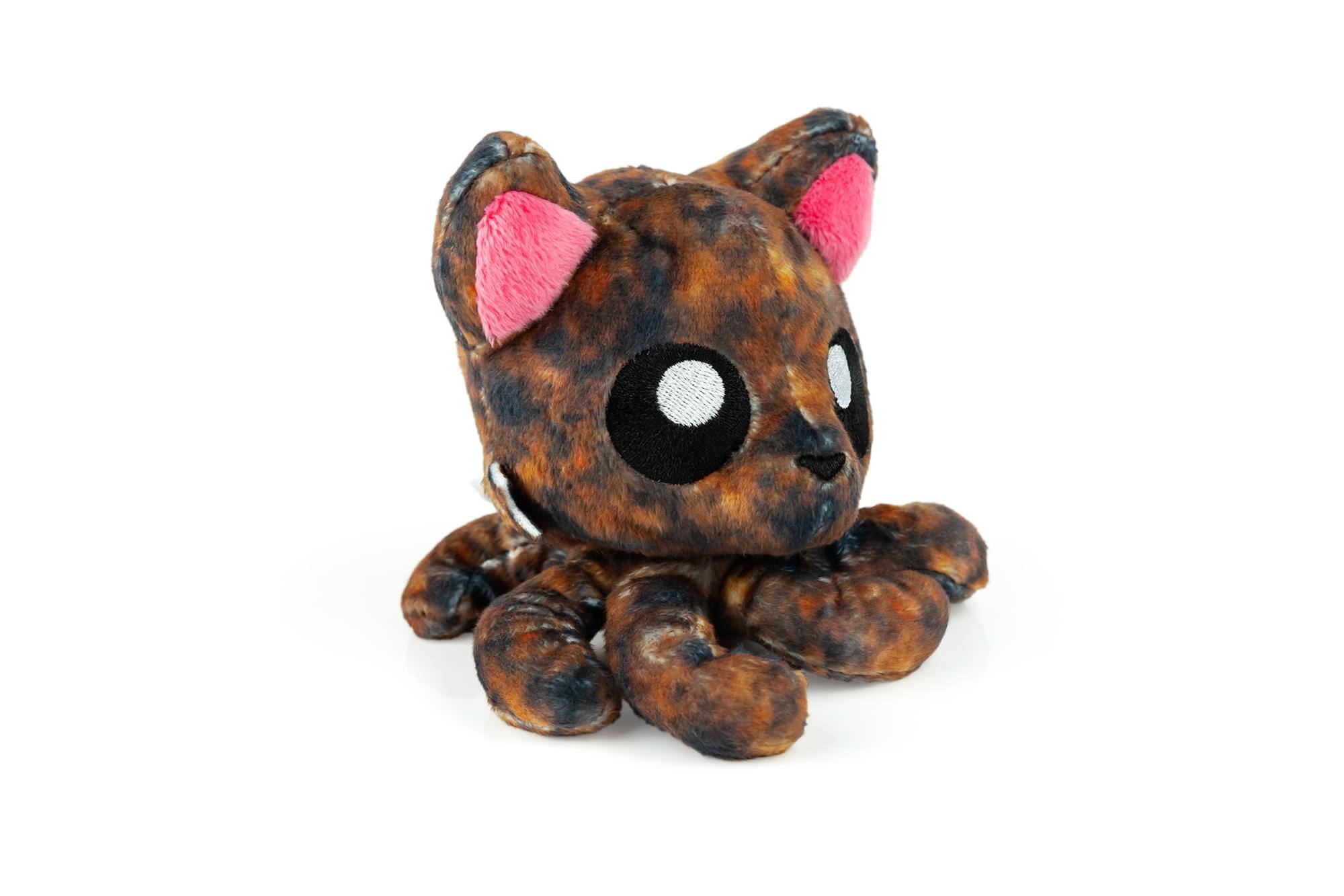 Alt View 10. Tentacle Kitty - Tentacle Kitty Little Ones 4 Inch Plush | Animal Tortoise Shell - Brown.