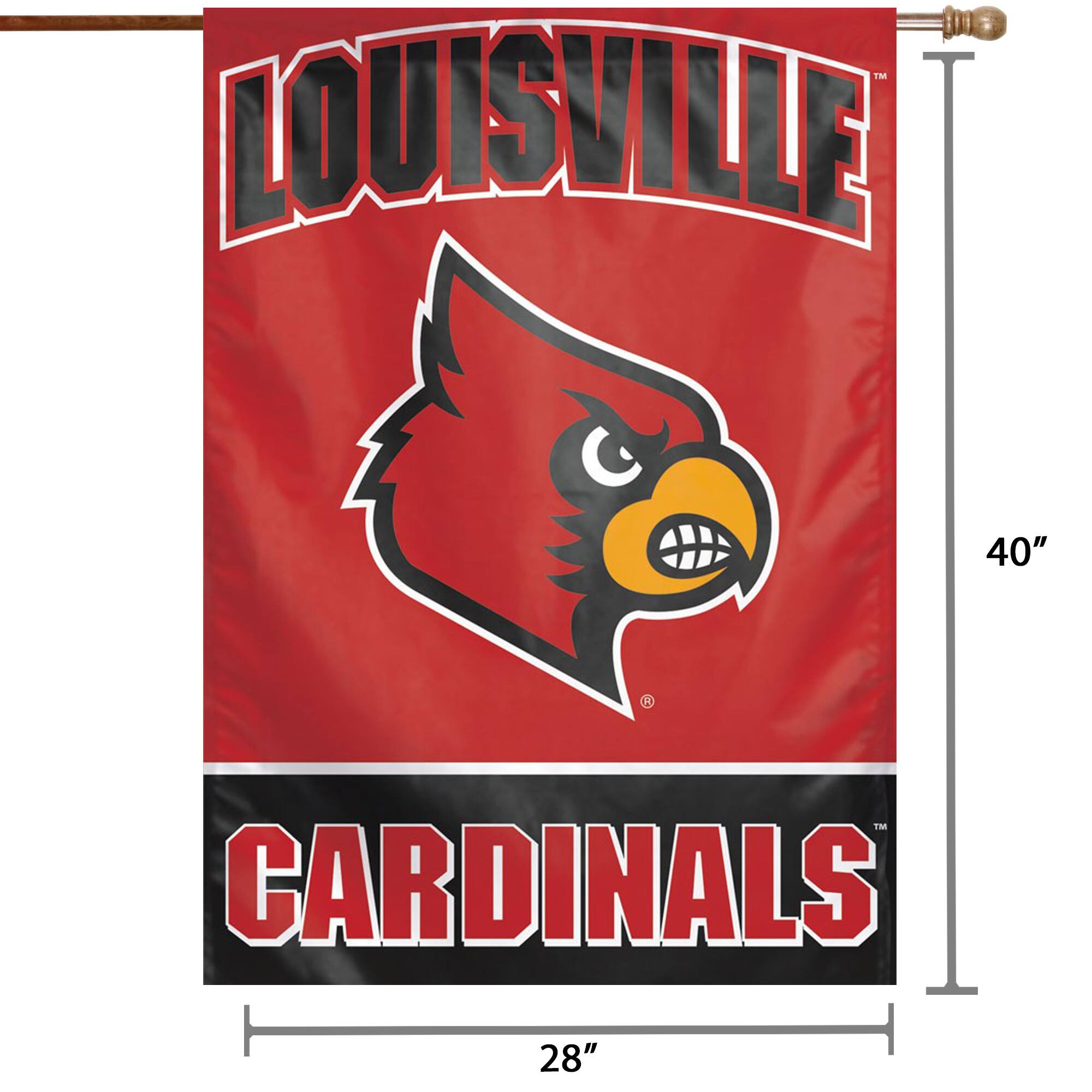 LOUISVILLE  
CARDINALS  

40"  
28"