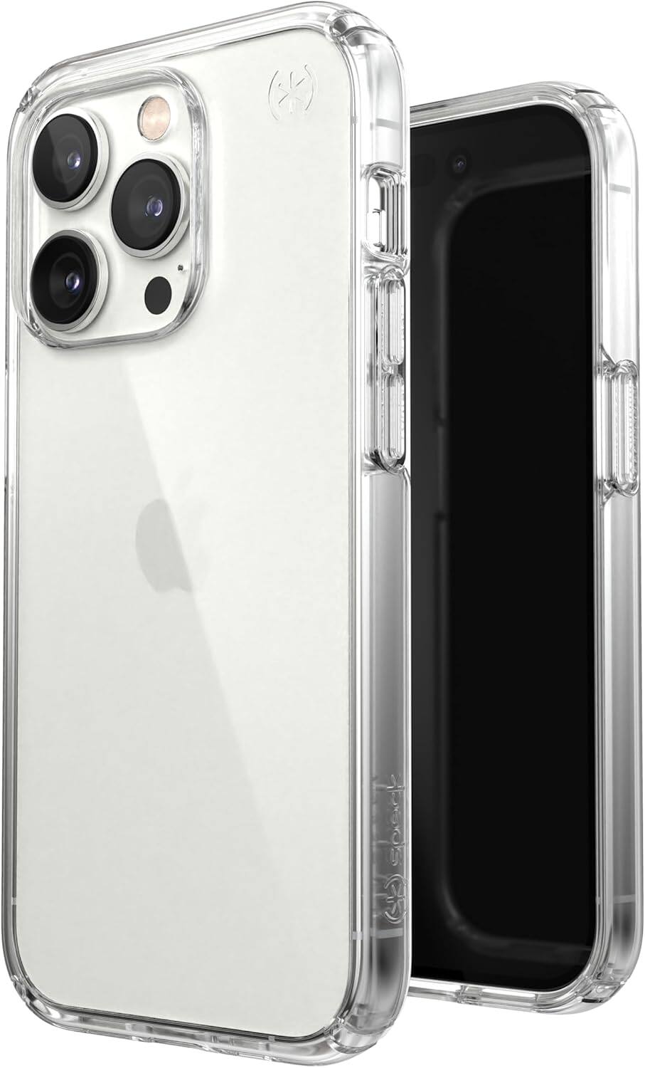 Left. Speck - Speck Presidio Perfect-Clear Case for iPhone 14 Pro - Clear.