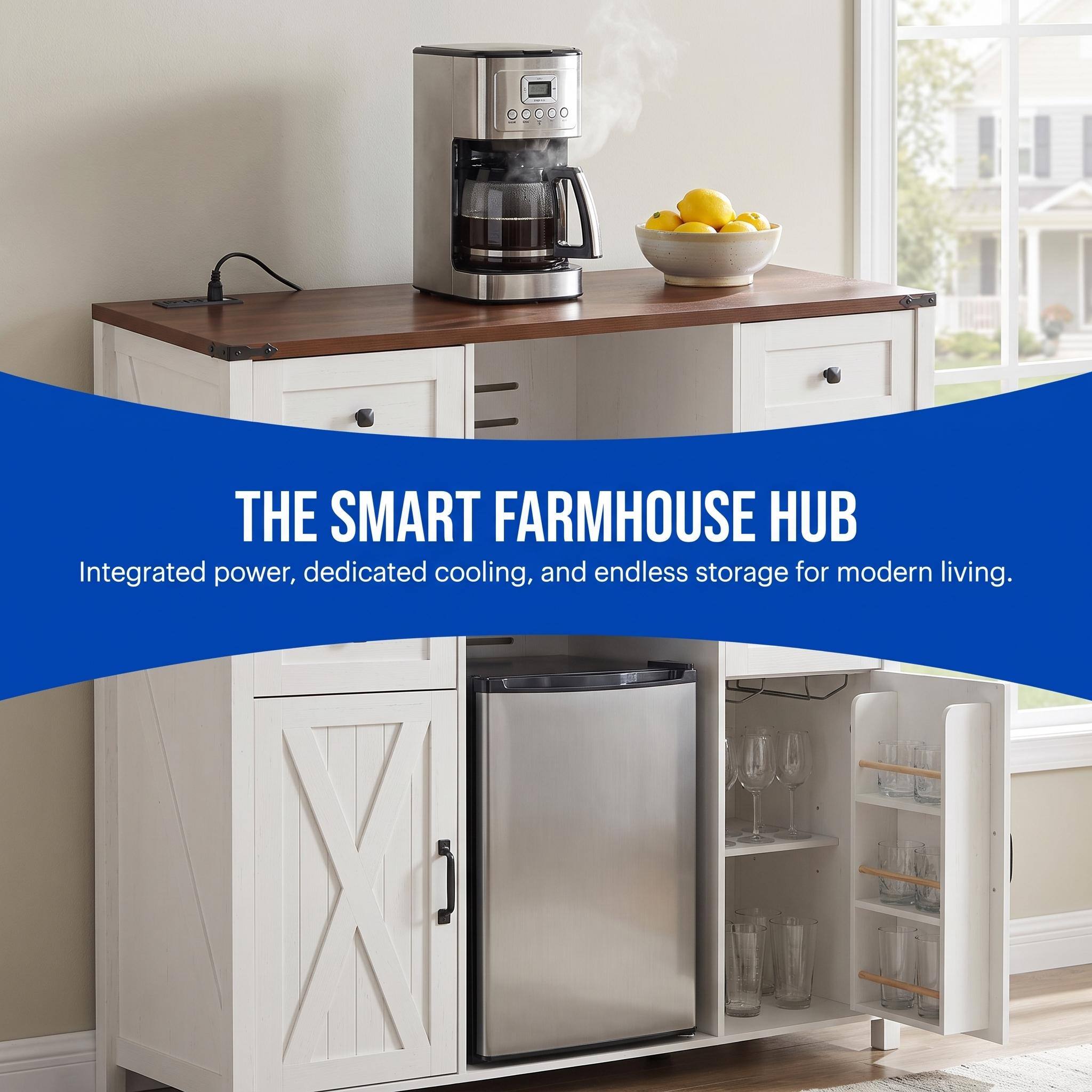 THE SMART FARMHOUSE HUB  
Integrated power, dedicated cooling, and endless storage for modern living.