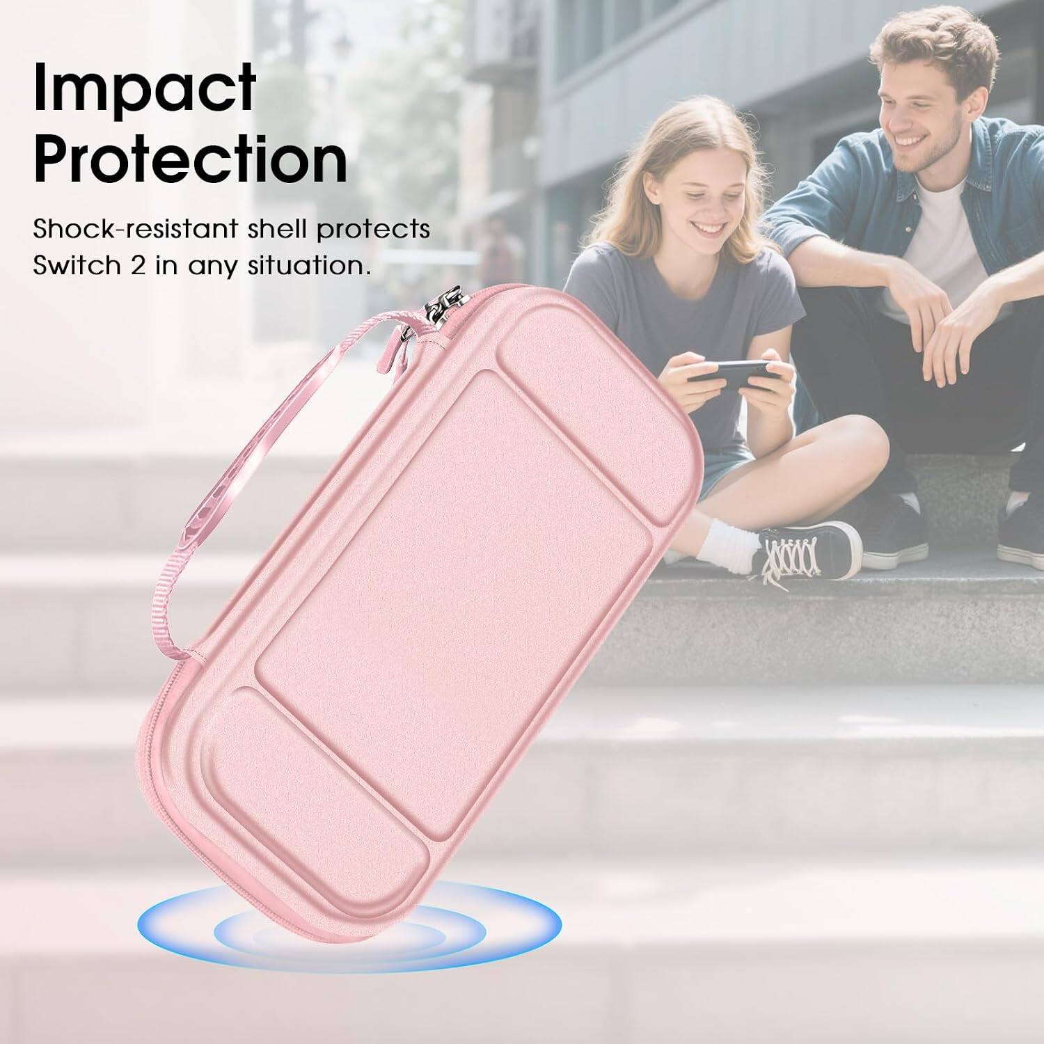 Impact Protection  
Shock-resistant shell protects Switch 2 in any situation.