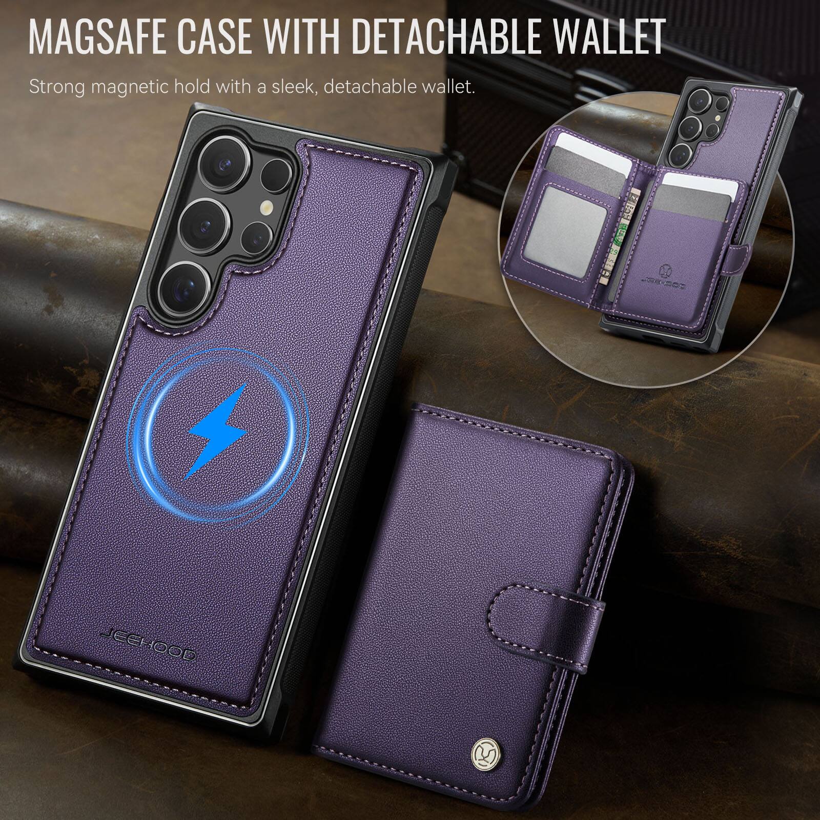 MAGSAFE CASE WITH DETACHABLE WALLET

Strong magnetic hold with a sleek, detachable wallet.