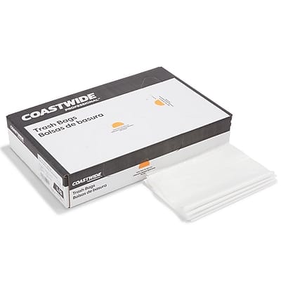 "Coastwide Professional - 40-45 Gallon Trash Bag, 40"" x 46"", Low Density, 1.5 mil, 100 Bags/Box - Clear" price history on PriceWatchPro